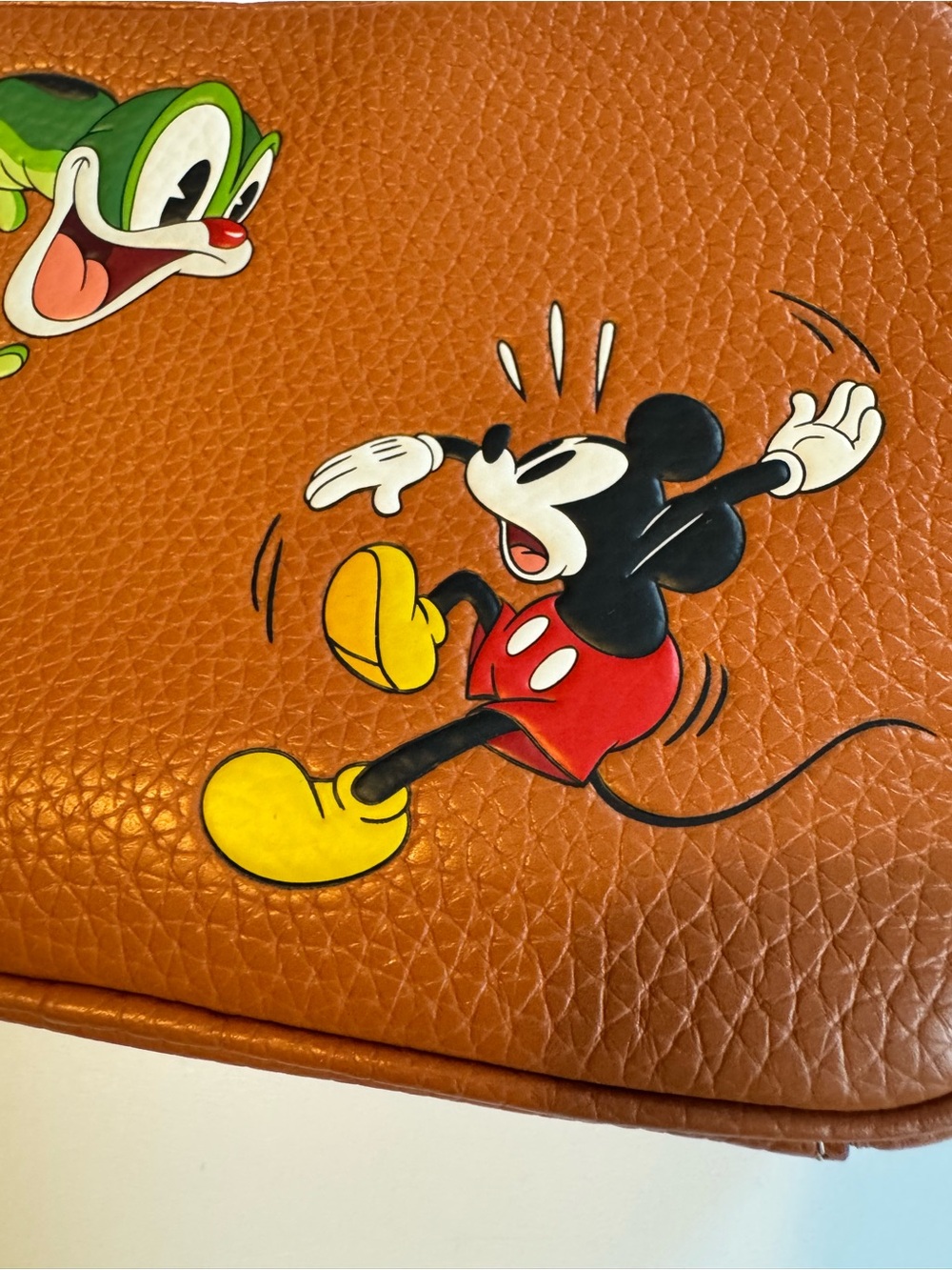 NWT Coach x Disney 100th Anniversary Mickey Mouse Caterpillar Flight Bag - Picture 5 of 13